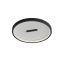 BUTTON modern LED mennyezeti lámpa, matt fekete, 37W, 3000K, 2245lm