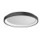 ICONIC modern LED mennyezeti lámpa, matt fekete, 40W, 3000/4000K, 2486lm