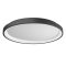ICONIC modern LED mennyezeti lámpa, matt fekete, 50W, 3000/4000K, 2860lm