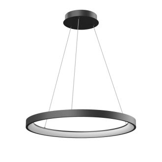 ICONIC modern LED függőlámpa, matt fekete, 50W, 3000/4000K, 2860lm