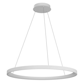 ICONIC modern LED függőlámpa, matt fehér, 60W, 3000/4000K, 3755lm