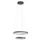 ICONIC modern LED függőlámpa, matt fekete, 80W, 3000/4000K, 4823lm