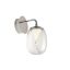 DROP modern LED fali lámpa, króm/átlátszó, 6W, 3000K, 420lm