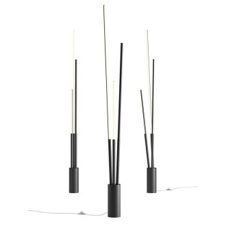 HERALD modern LED állólámpa, matt fekete, 36W, CCT, 2280lm