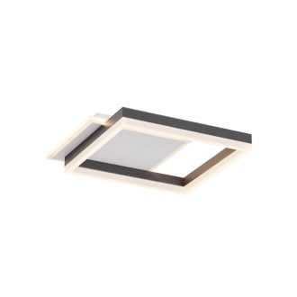 SAMI modern LED fali/mennyezeti lámpa, fehér/fekete, 40W, 3000/4000/6000K, 1993lm