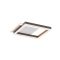 SAMI modern LED fali/mennyezeti lámpa, fehér/fekete, 40W, 3000/4000/6000K, 1993lm