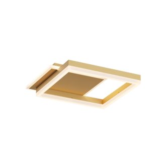 SAMI modern LED fali/mennyezeti lámpa, matt arany, 40W, 3000/4000/6000K, 1993lm