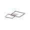 SAMI modern LED mennyezeti lámpa, fehér/fekete, 80W, 3000/4000/6000K, 4832lm