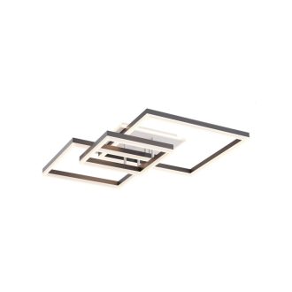 SAMI modern LED mennyezeti lámpa, fehér/fekete, 120W, 3000/4000/6000K, 7465lm