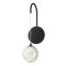 GIANET modern LED fali lámpa, matt fekete, 4W, 3000K, 450lm