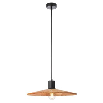 FRESNO modern függőlámpa 1xE27, fekete, Ø40 cm, max. 42W