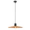 FRESNO modern függőlámpa 1xE27, fekete, Ø40 cm, max. 42W