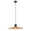 FRESNO modern függőlámpa 1xE27, fekete, Ø40 cm, max. 42W