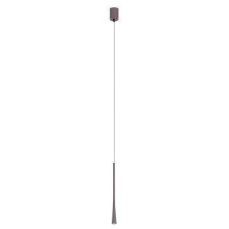 ITO modern LED függőlámpa, matt kávébarna, 6.2W, 2700K, 481lm, H40 cm