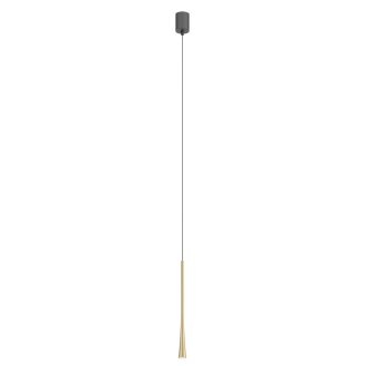 ITO modern LED függőlámpa, matt arany, 6.2W, 2700K, 481lm, H40 cm