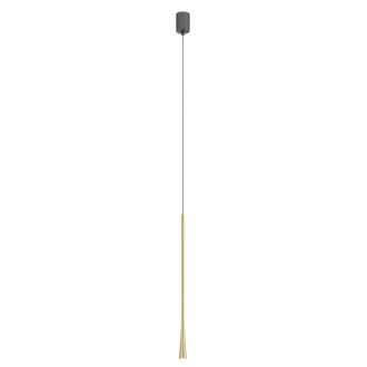 ITO modern LED függőlámpa, matt arany, 6.2W, 3000K, 495lm, H60 cm