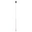 ITO modern LED függőlámpa, ezüstös kávébarna, 6.2W, 3000K, 495lm, H60 cm
