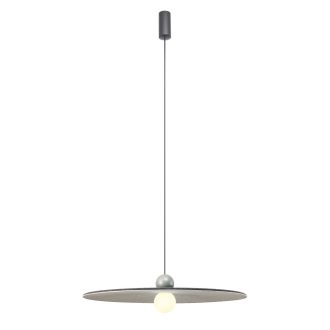 NUWA modern LED függőlámpa, sötét szürke/szürke, 7W, 2700K, 390lm