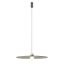 NUWA modern LED függőlámpa, sötét szürke/szürke, 7W, 2700K, 390lm