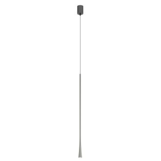 ITO modern LED függőlámpa, füstös nikkel, 6.2W, 3000K, 495lm, H80 cm