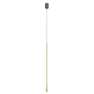 ITO modern LED függőlámpa, matt arany, 6.2W, 2700K, 481lm, H80 cm