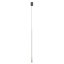 ITO modern LED függőlámpa, ezüstös kávébarna, 6.2W, 2700K, 481lm, H80 cm