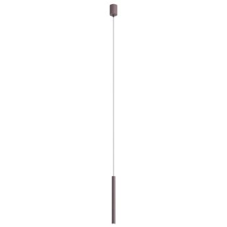 KANJI modern LED függőlámpa, matt kávébarna, 6.2W, 2700K, 481lm, H35 cm