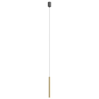 KANJI modern LED függőlámpa, matt arany, 6.2W, 2700K, 481lm, H35 cm