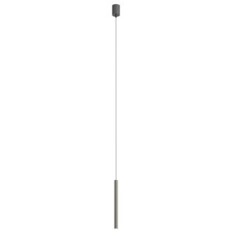 KANJI modern LED függőlámpa, füstös nikkel, 6.2W, 2700K, 481lm, H35 cm