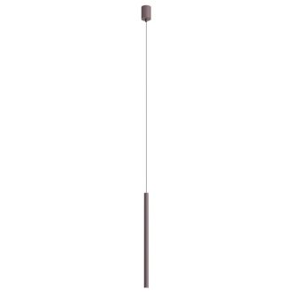 KANJI modern LED függőlámpa, matt kávébarna, 6.2W, 3000K, 495lm, H55 cm