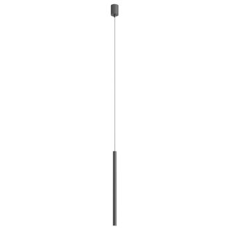 KANJI modern LED függőlámpa, matt fekete, 6.2W, 3000K, 495lm, H55 cm