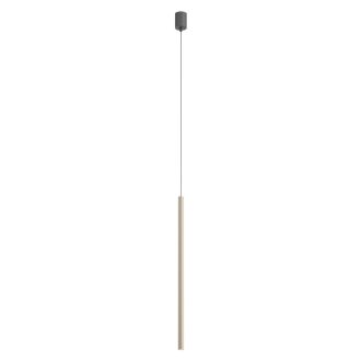 KANJI modern LED függőlámpa, ezüstös kávébarna, 6.2W, 3000K, 495lm