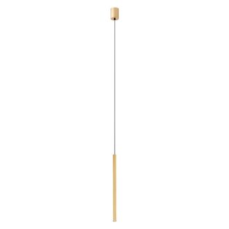 NIKOS modern LED függőlámpa, matt arany, 8W, 2700K, 403lm, H50 cm
