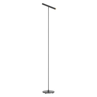 PRAXI modern LED állólámpa, matt fekete, 8.3W, 2700K, 358lm