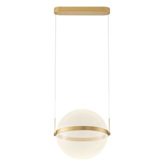 ATLAS modern LED függőlámpa, sárgaréz-arany, 34W, 2700K, 1998lm