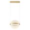 ATLAS modern LED függőlámpa, sárgaréz-arany, 34W, 2700K, 1998lm