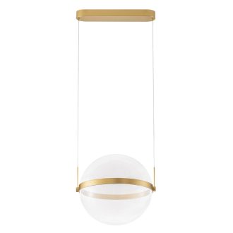 ATLAS modern LED függőlámpa, sárgaréz-arany, 34W, 3000K, 2407lm