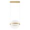 ATLAS modern LED függőlámpa, sárgaréz-arany, 34W, 3000K, 2407lm