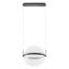 ATLAS modern LED függőlámpa, matt fekete, 34W, 3000K, 2407lm