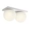 OPALE modern LED fali/mennyezeti lámpa, matt fehér, 24W, 2700K, 2400lm