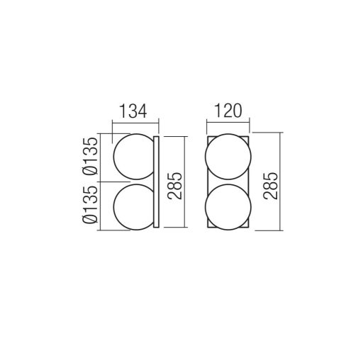 OPALE modern LED fali/mennyezeti lámpa, matt fehér, 24W, 3000K, 2880lm