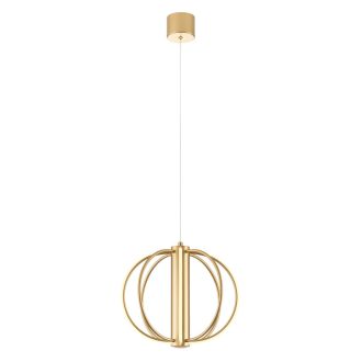 MOSS modern LED függőlámpa, matt arany, 20W, 3000K, 1254lm