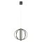 MOSS modern LED függőlámpa, matt fekete, 20W, 3000K, 1254lm