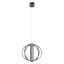 MOSS modern LED függőlámpa, matt fekete, 20W, 3000K, 1254lm