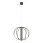MOSS modern LED függőlámpa, matt fekete, 41W, 3000K, 4730lm