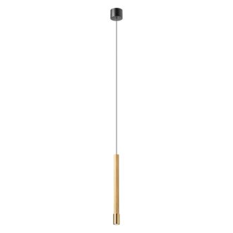 DRILL modern LED függőlámpa, óarany, 8.5W, 2700K, 620lm