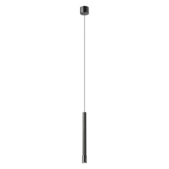 DRILL modern LED függőlámpa, matt fekete, 8.5W, 3000K, 640lm