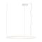 HALLEY modern LED függőlámpa, matt fehér, 50W, 4389lm