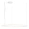 HALLEY modern LED függőlámpa, matt fehér, 60W, 5261lm