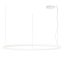 HALLEY modern LED függőlámpa, matt fehér, 80W, 7707lm